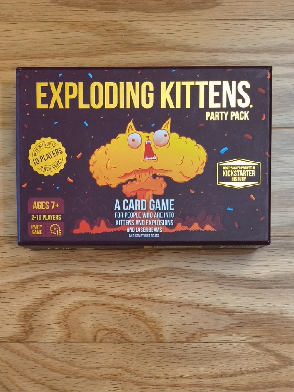 Exploding Kittens Party Pack Card Game Ages 7+ EUC